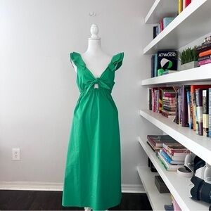 DREW Green Kelly Midi Dress size Medium New with Tags